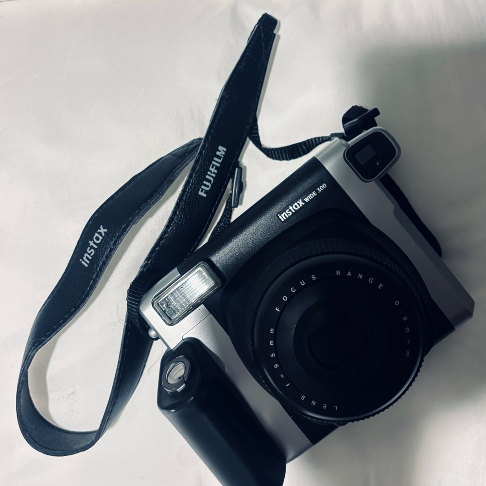 Fujifilm Instax Wide 300 Instant Camera - Black and Silver